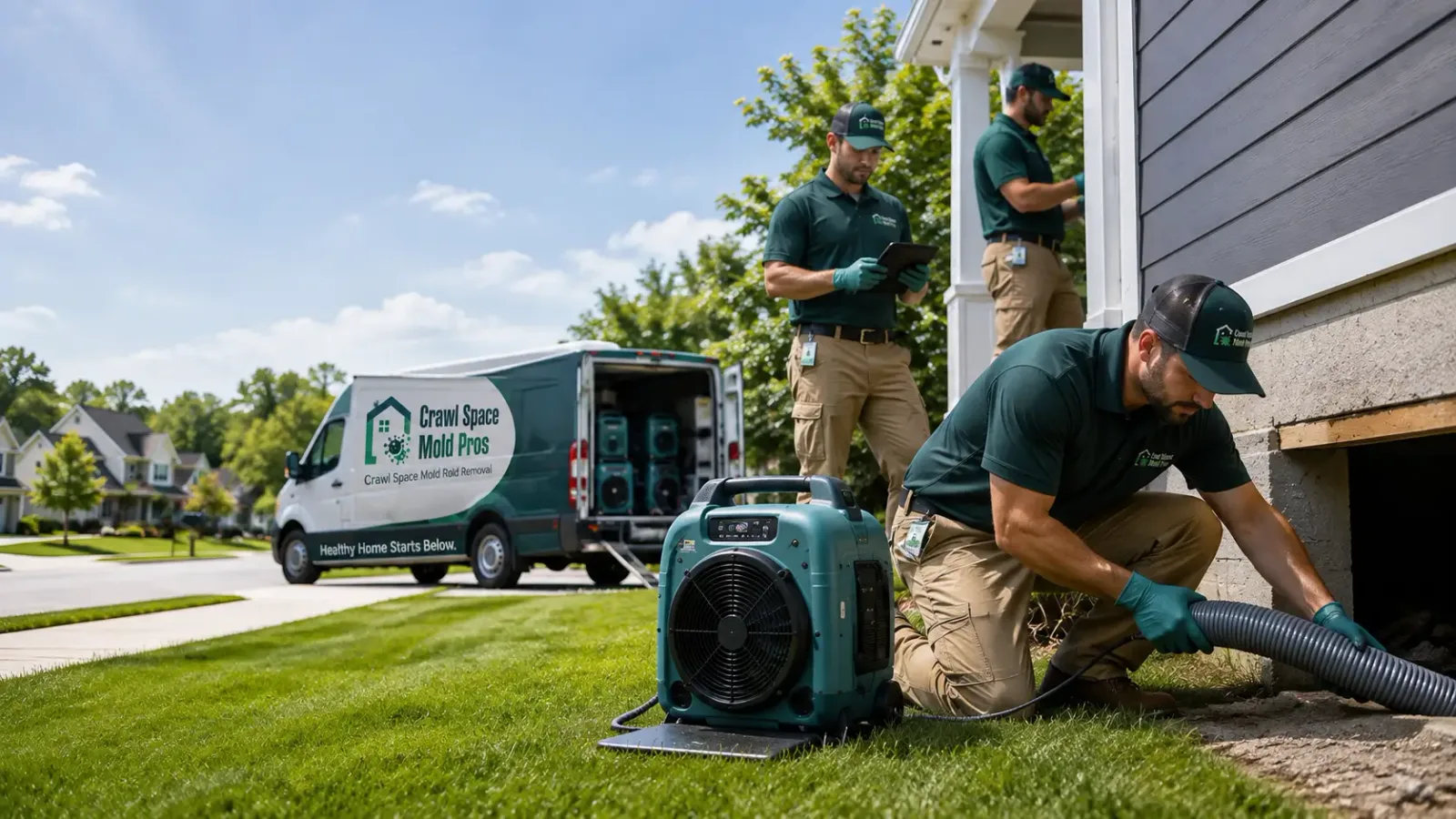 Crawl Space Mold Removal in Quincy, MA